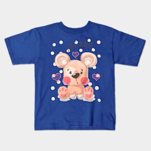 bear cute cartoon Kids T-Shirt